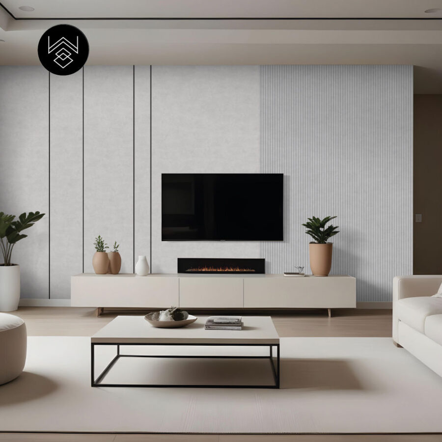 טפט דמוי פורניר טיח אבן