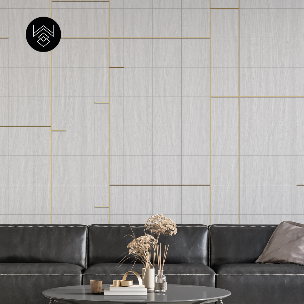 טפט אקלקט ליין לבן