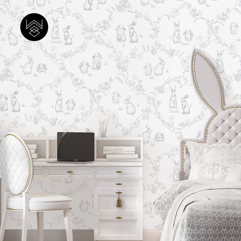 טפט ראביט אוריינט אפור