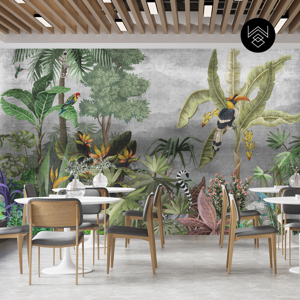 טפט גונגל לייף אפור