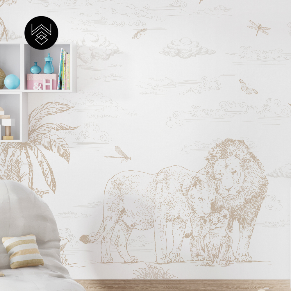 טפט מילאן אריות בז