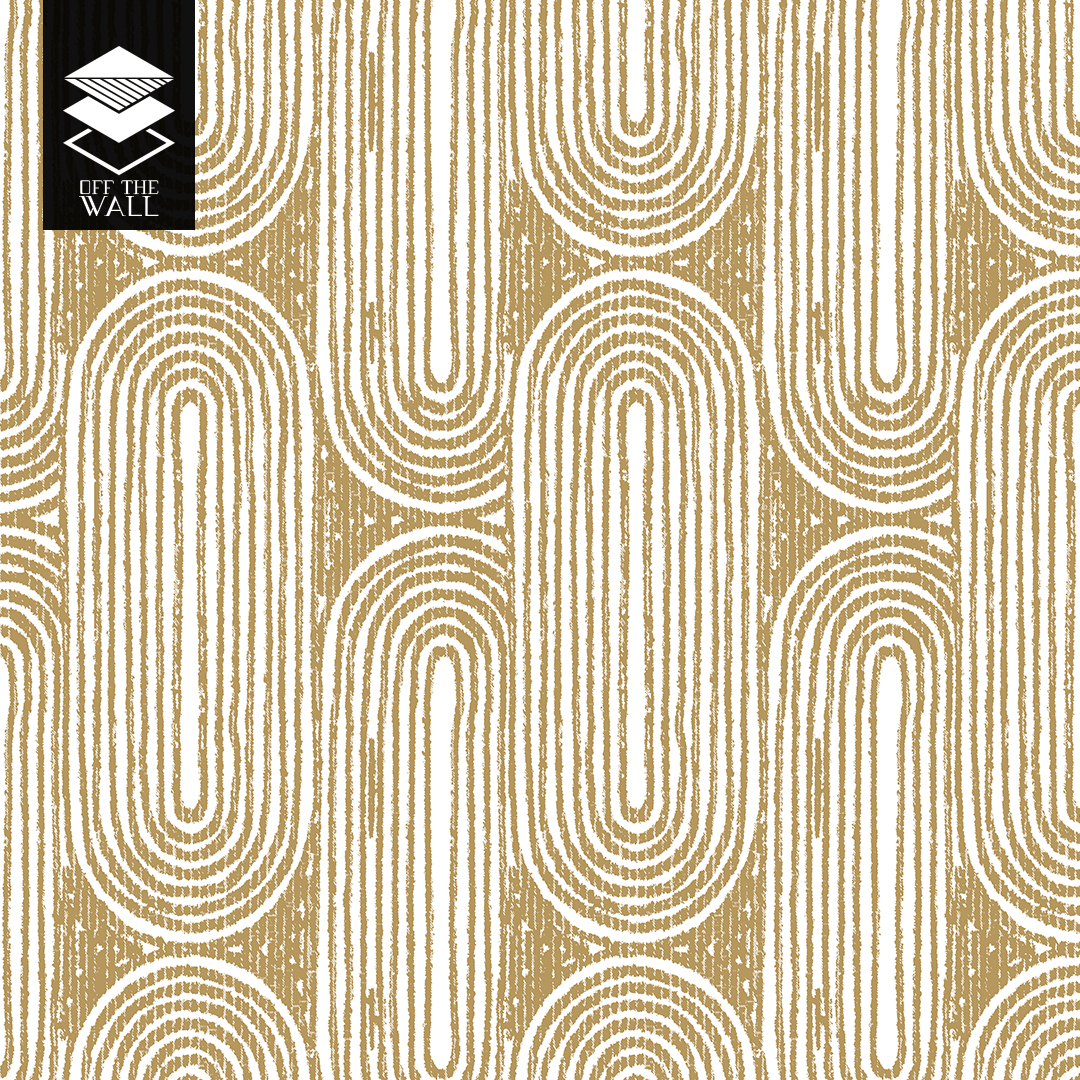 טפט מיד סנטורי מונוכרום גיאוטמרי קרמל