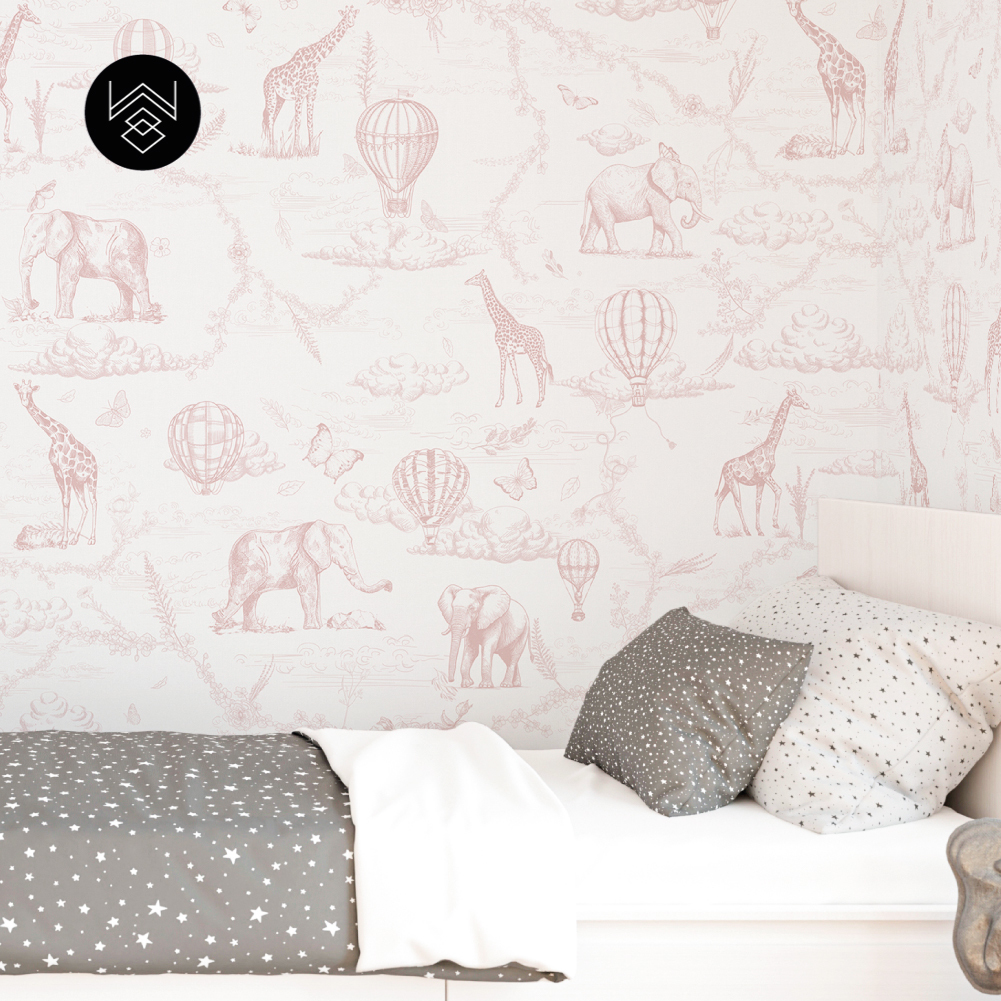 טפט מילאן פאטרן ורוד