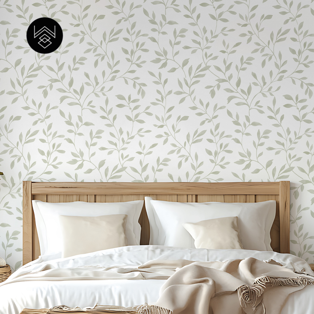 טפט ליבס פשתן ירוק