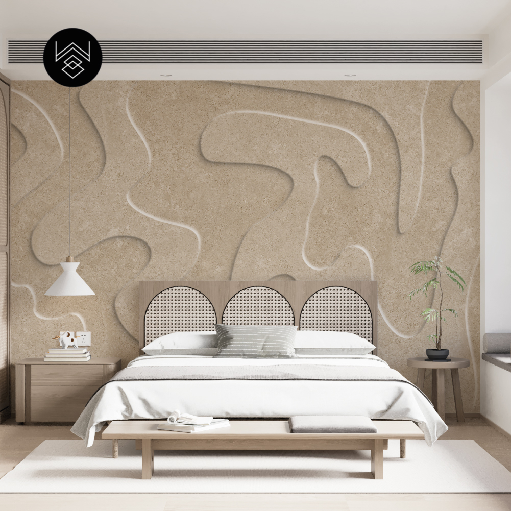 טפט פיין אבסטרקט 3 חום