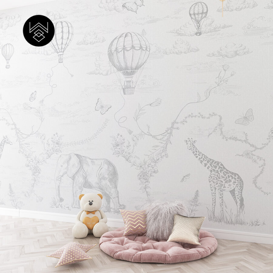 טפט מילאן 1 אפור