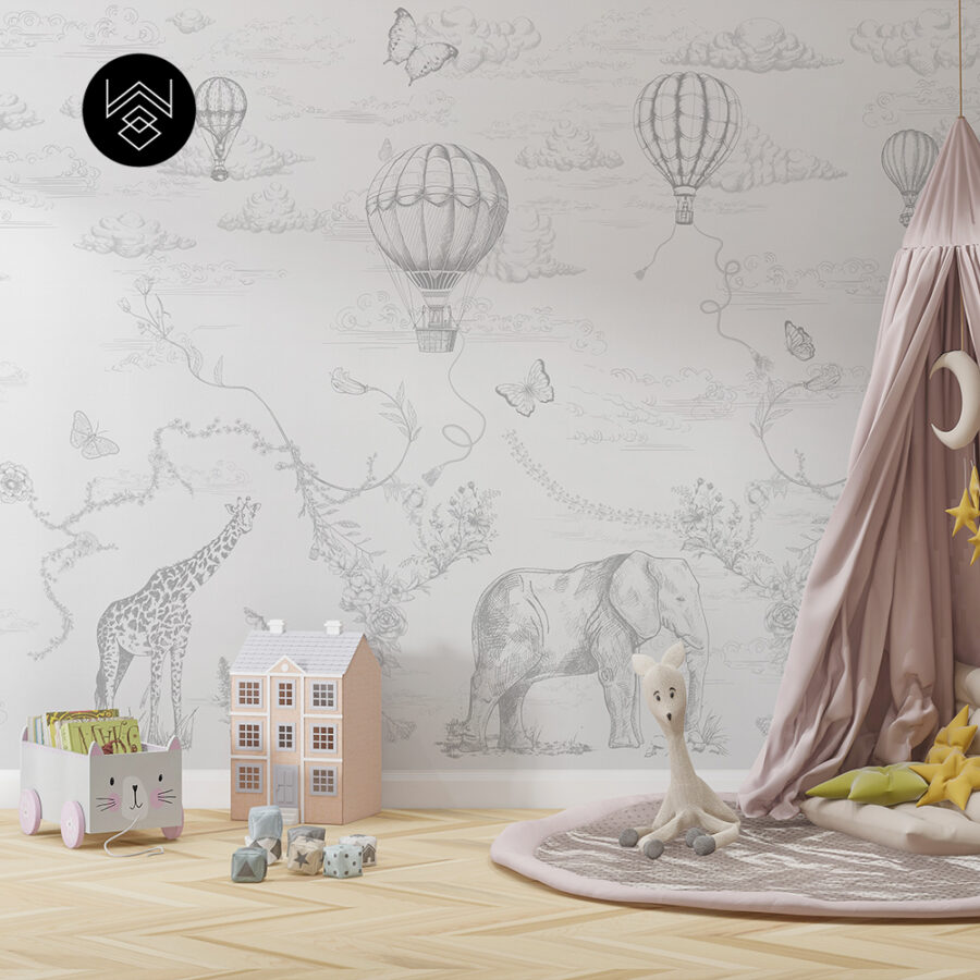 טפט מילאן 1 אפור