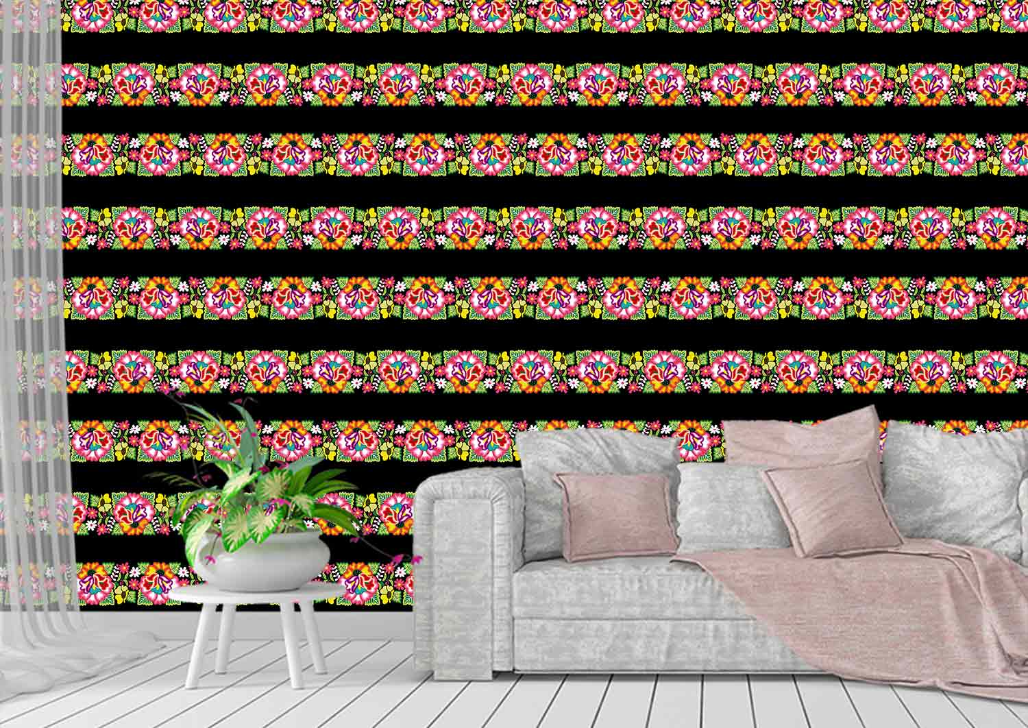 טפט Frida Kahlo pattern 5