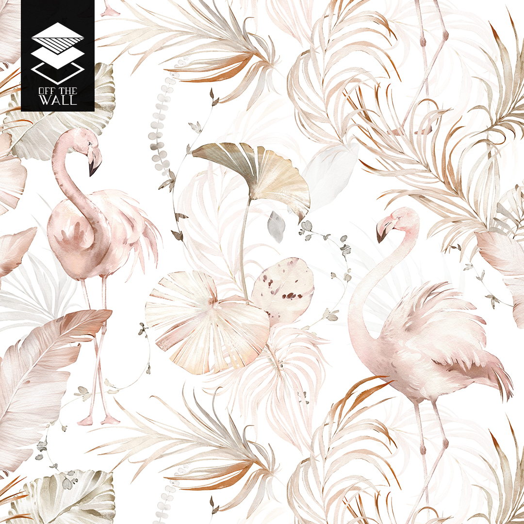 טפט פלמינגו פרן ורוד