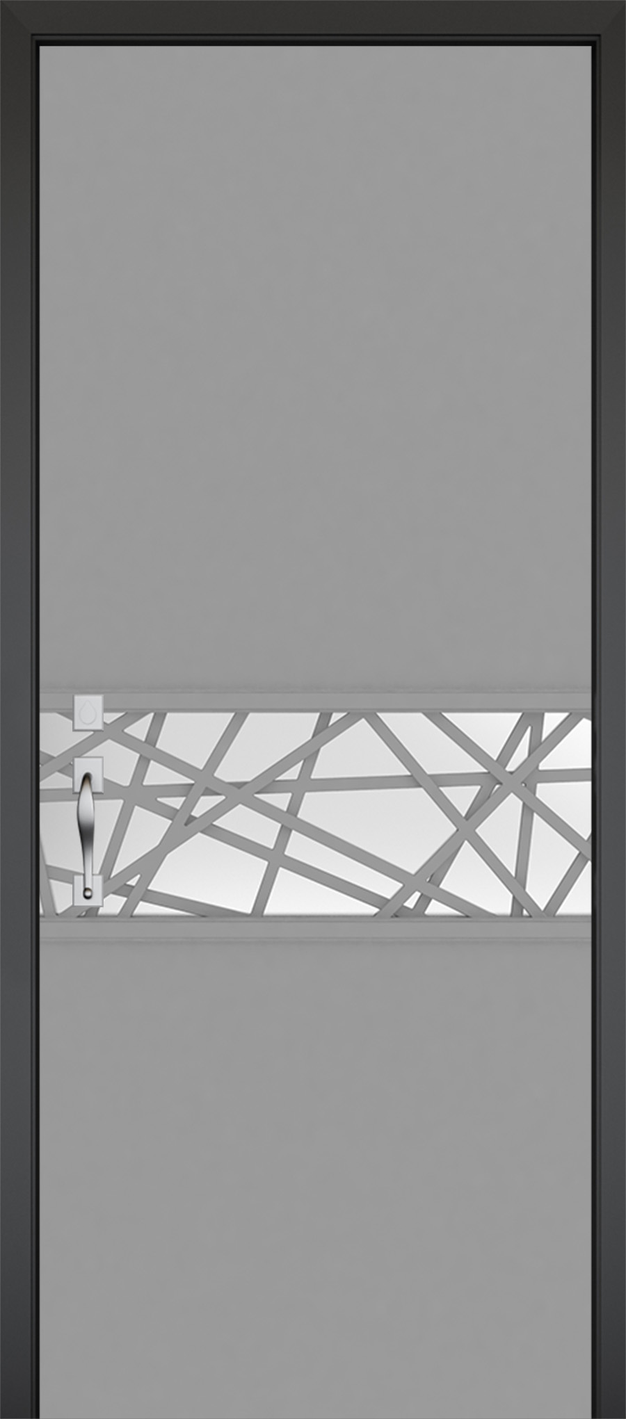 טפט לדלת 101-2 אפור בהיר