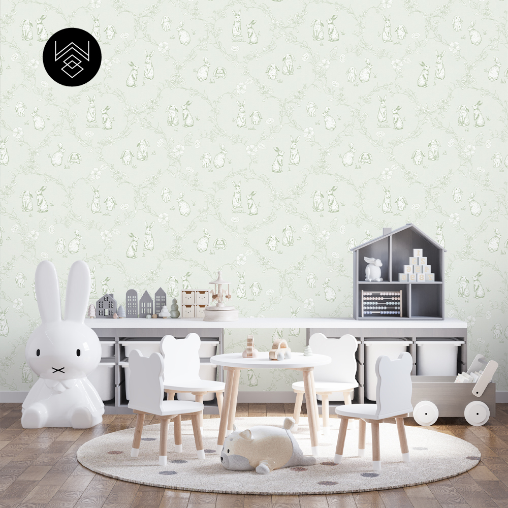 טפט ראביט אוריינט ירוק