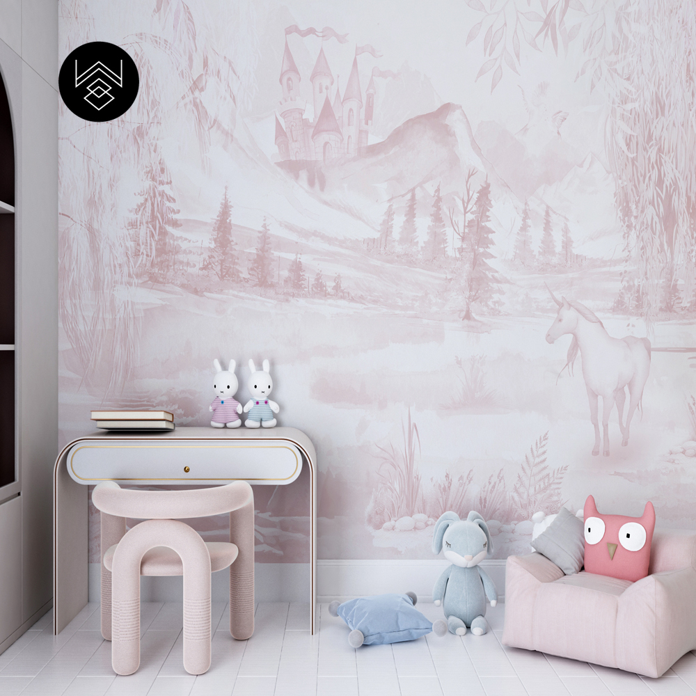 טפט יוניקורן מגיק ורוד