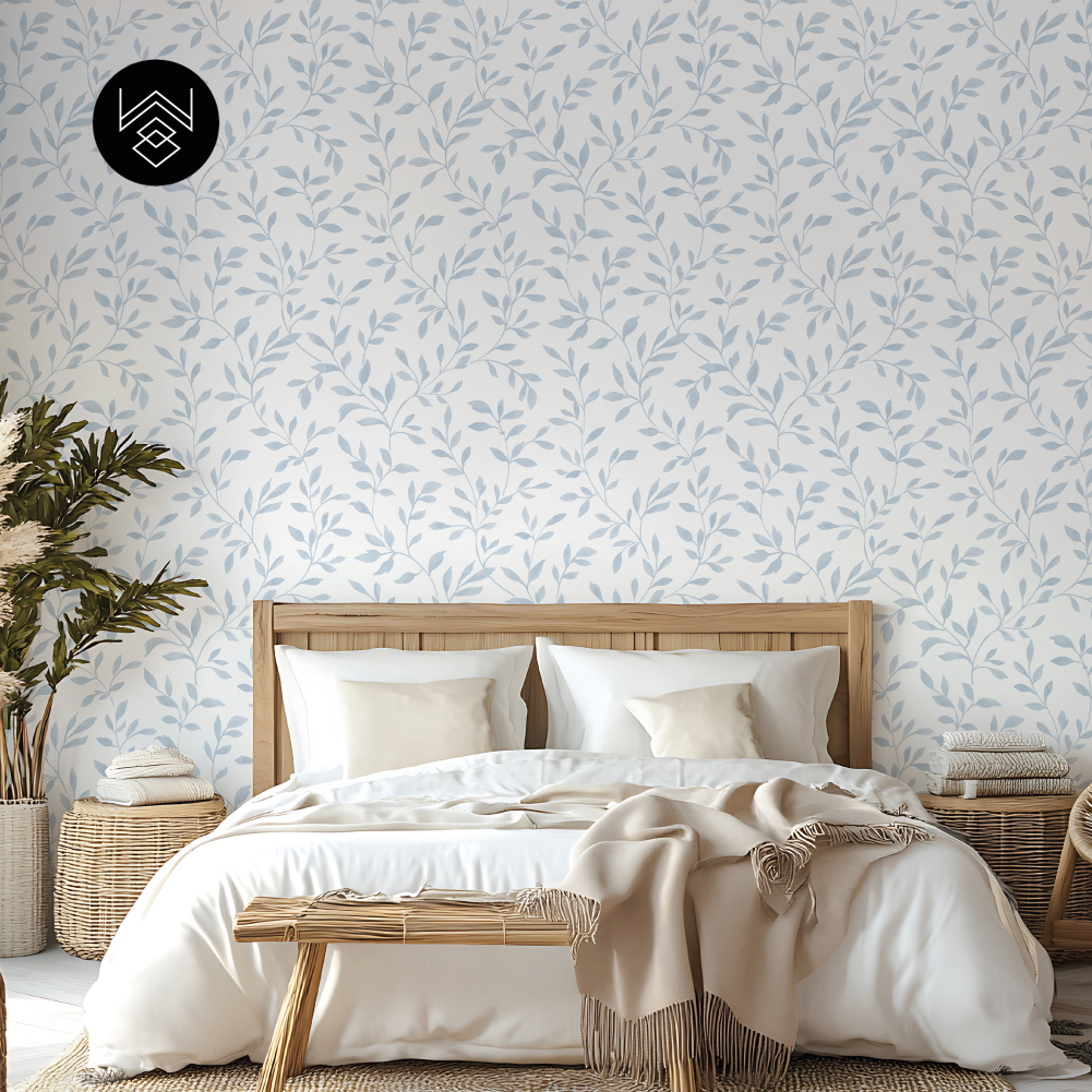 טפט ליבס פשתן כחול