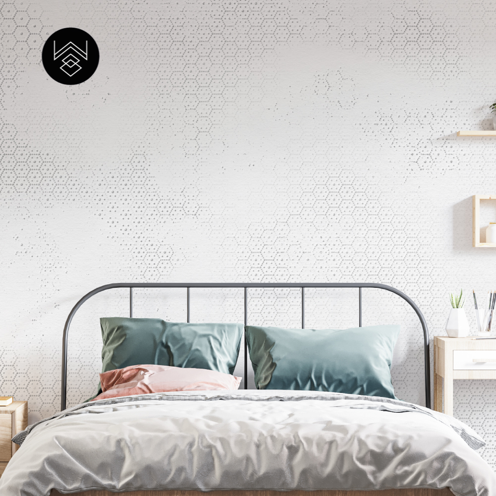 טפט ווש פייד לבן