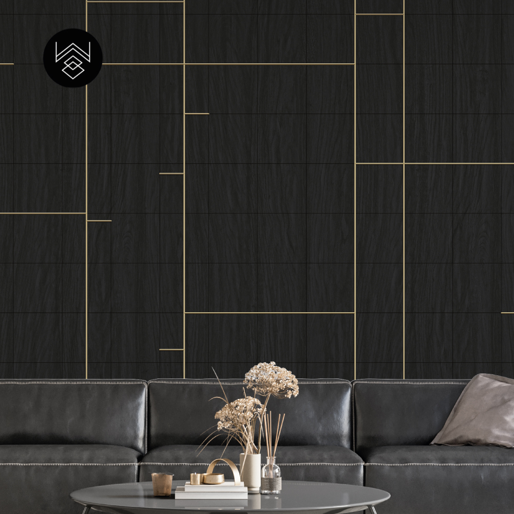 טפט אקלקט ליין שחור