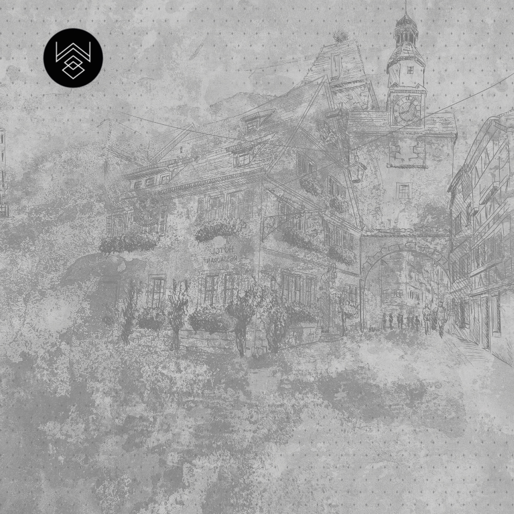 טפט מודרן סיטי 3 אפור