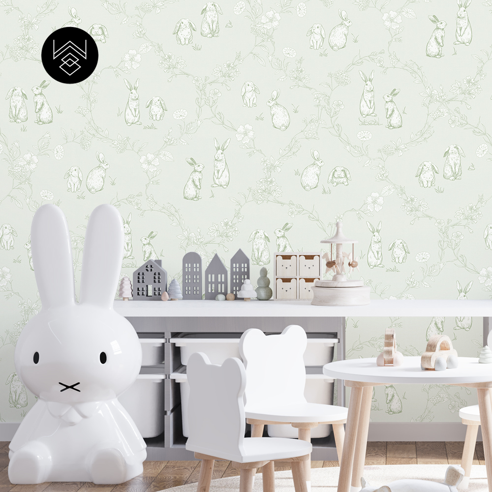 טפט ראביט אוריינט ירוק