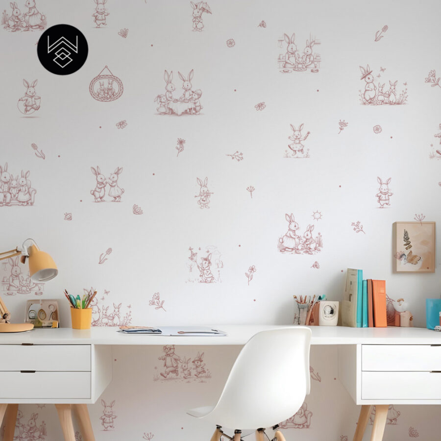 טפט ראביט אלגנט בורדו