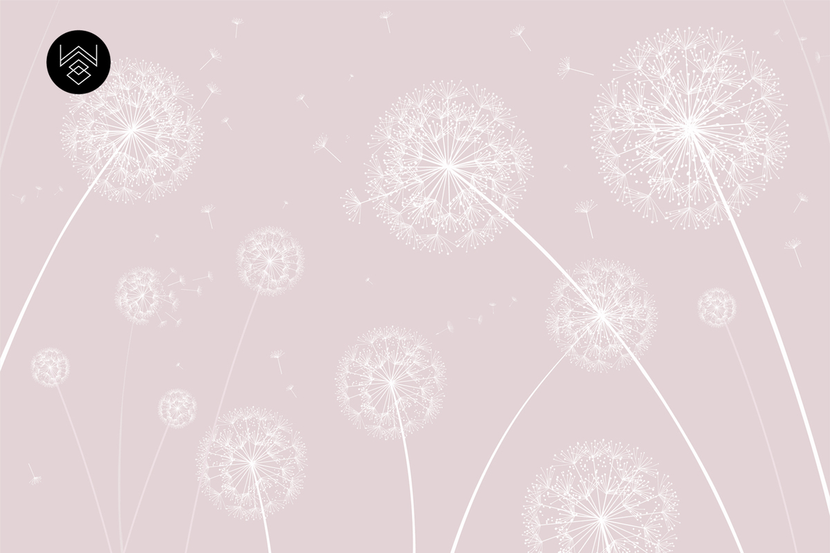 טפט סביונים 4 ורוד בייבי