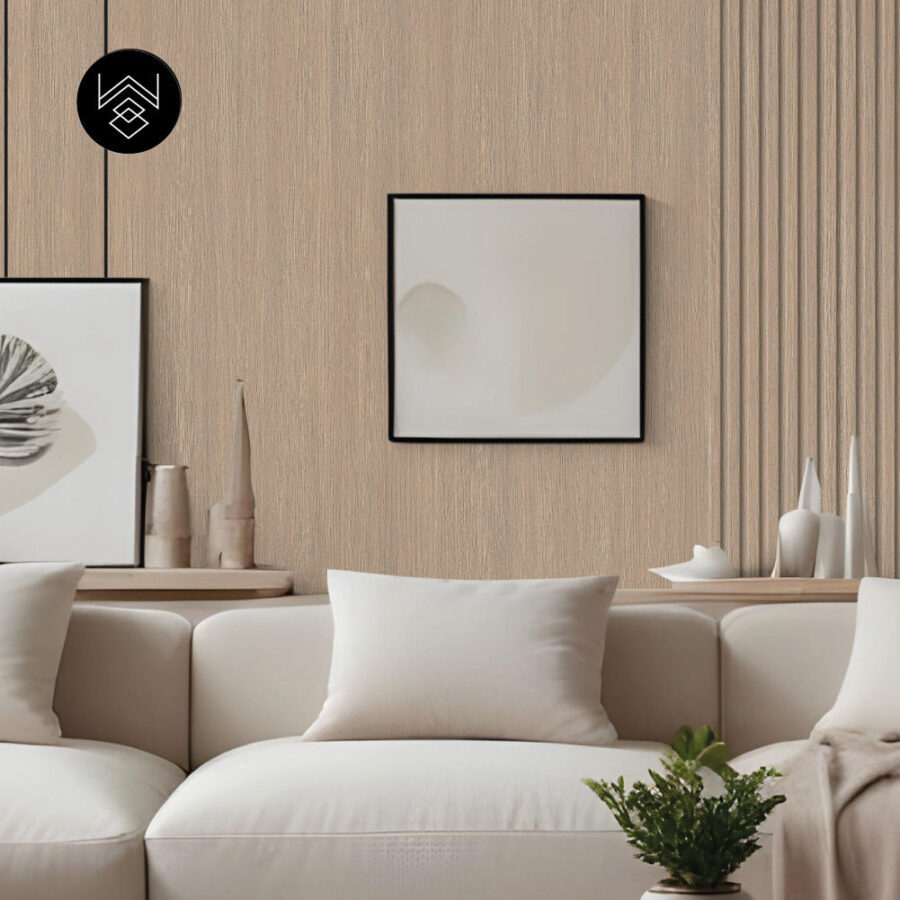 טפט דמוי פורניר עץ אפור מעושן