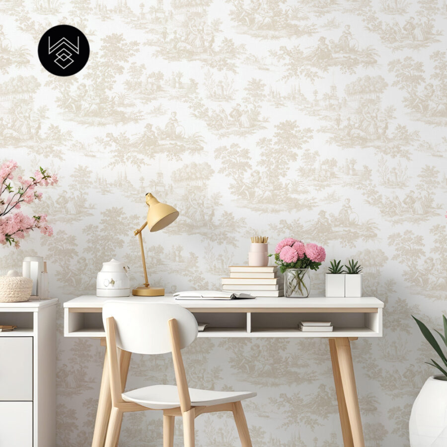 טפט ויקטוריה פאטרן בז’