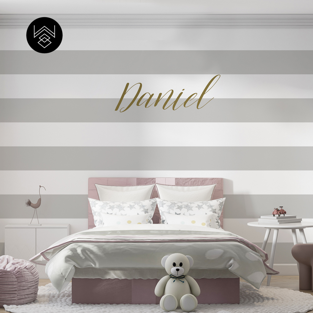 טפט סטריפס ניים אפור