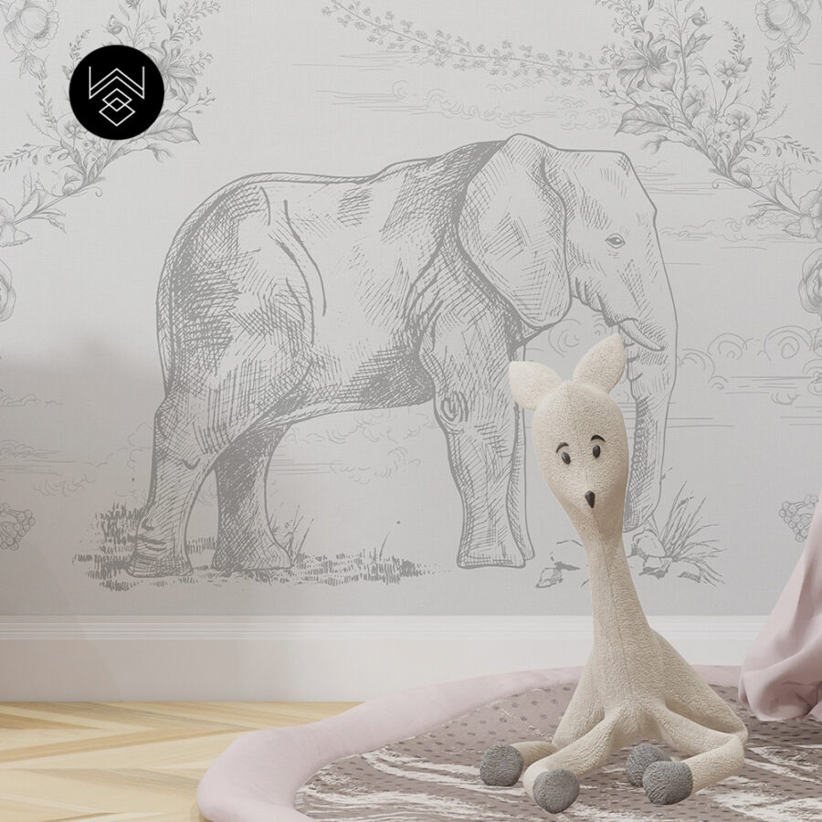 טפט מילאן 1 אפור