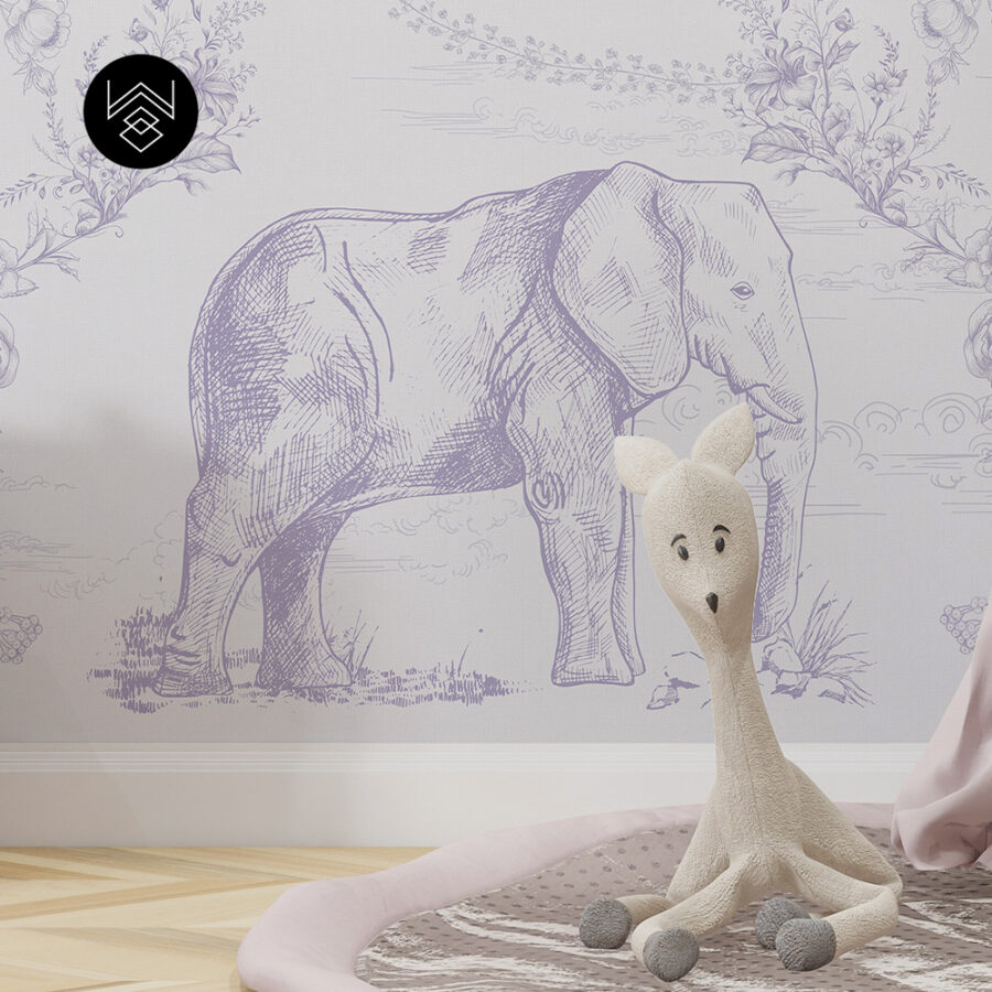 טפט מילאן 5 סגול