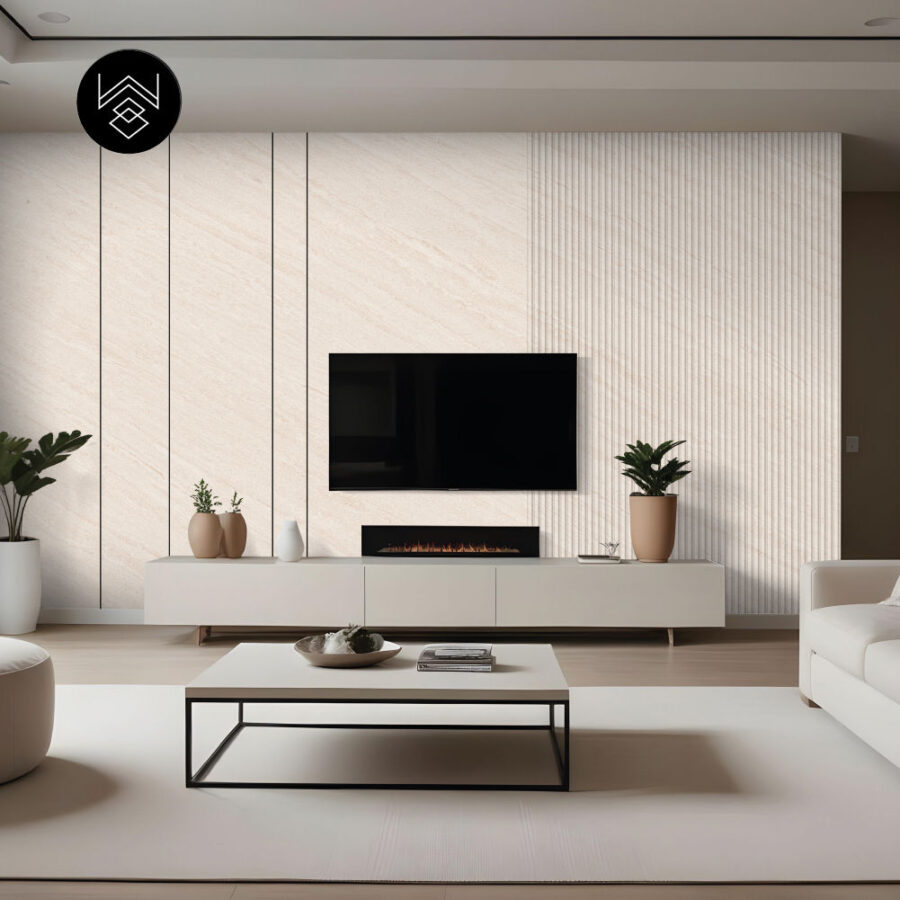 טפט דמוי פורניר טרוונטין בז’