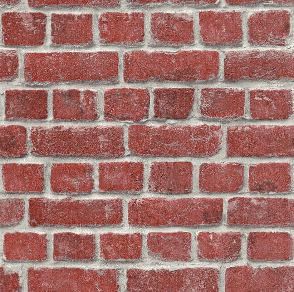 טפט בריקים חום אפור