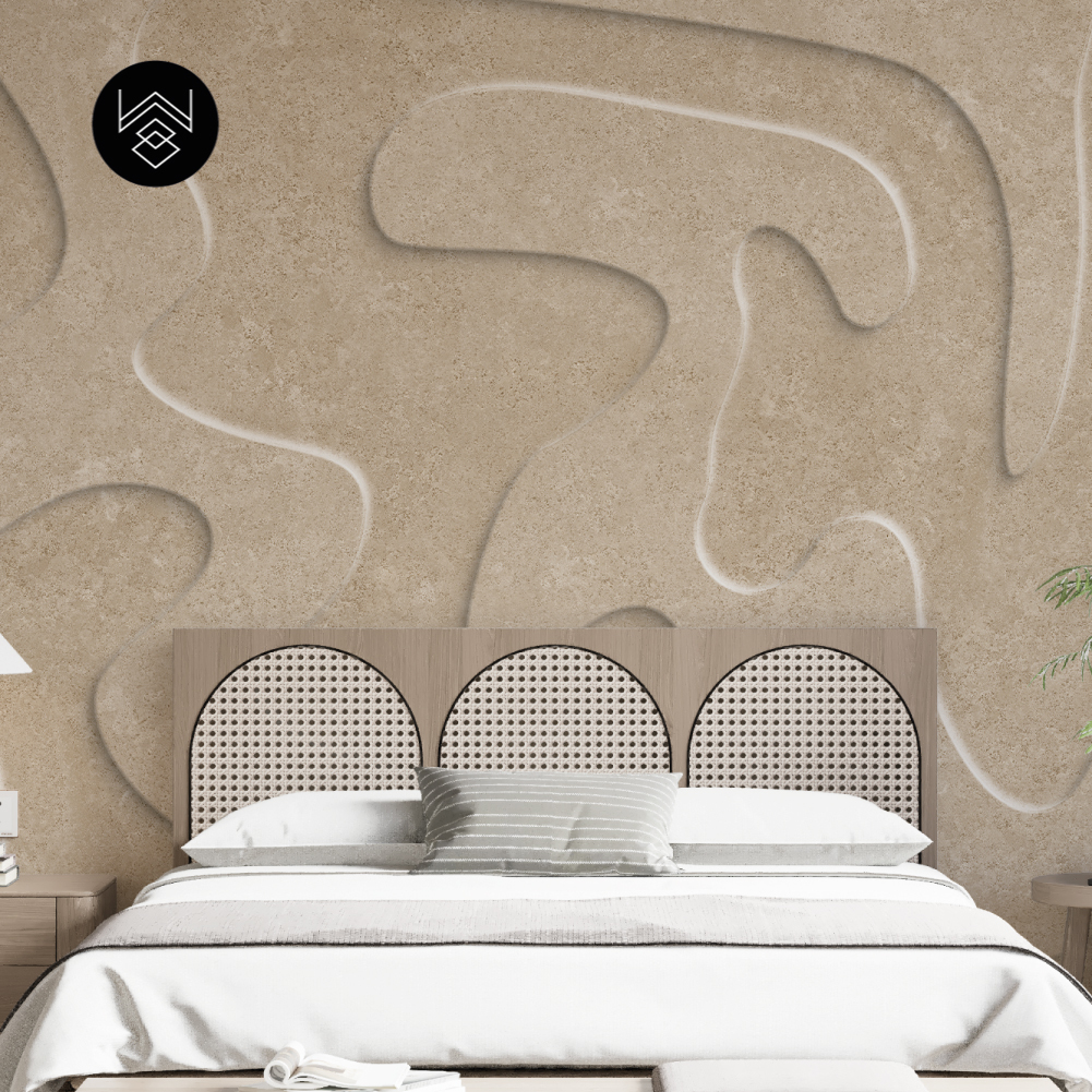 טפט פיין אבסטרקט 3 חום