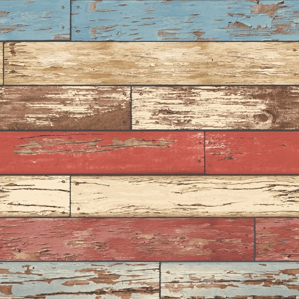 טפט קורות עץ צבעוני