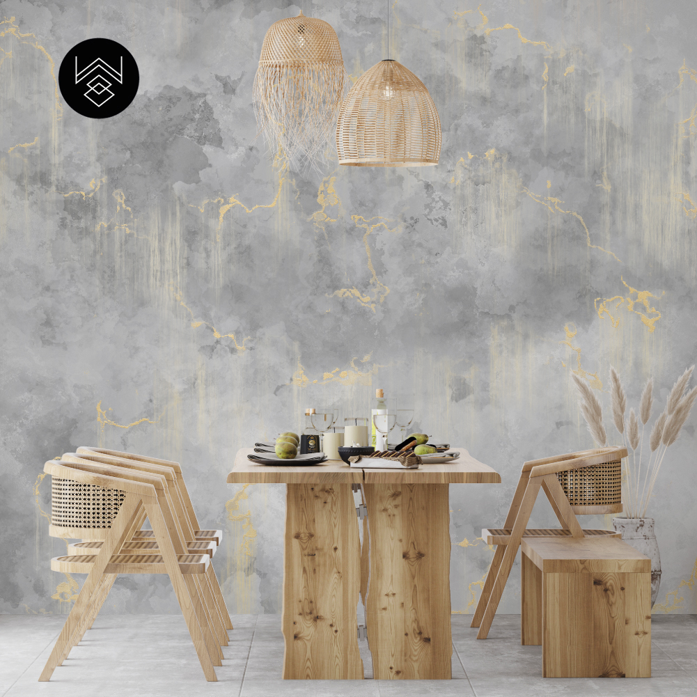 טפט סטרום בוהו 4 אפור