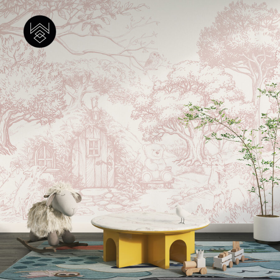 טפט מגיק בארד 4 ורוד