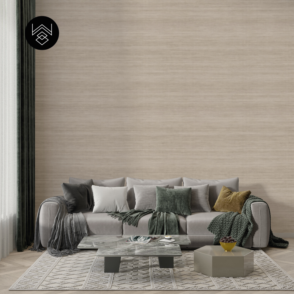 טפט טקסטורל חום