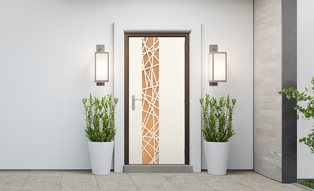 טפט לדלת 103 שמנת