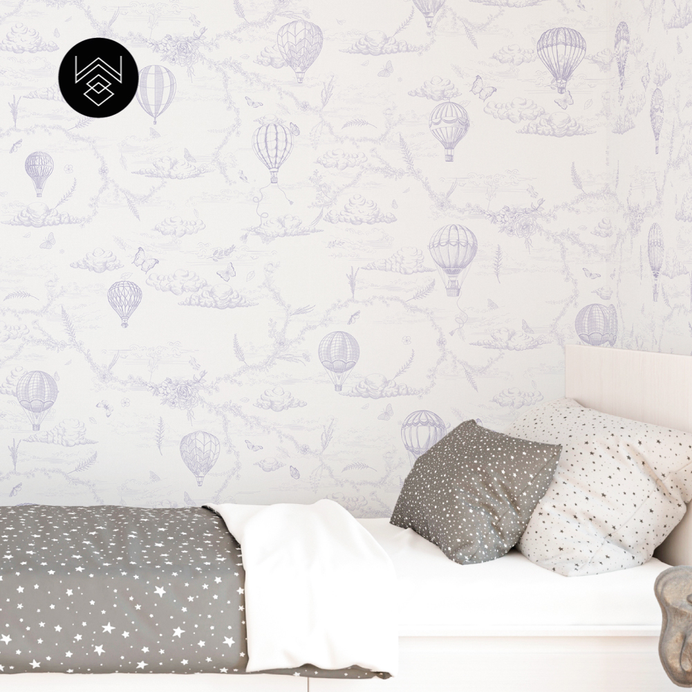 טפט מילאן פורח סגול