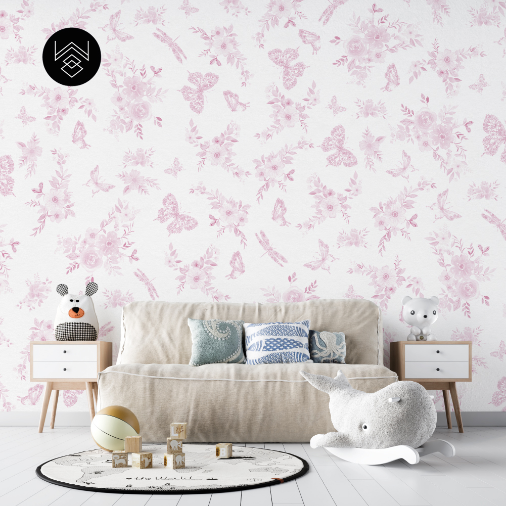 טפט באטרפליי נייס ורוד