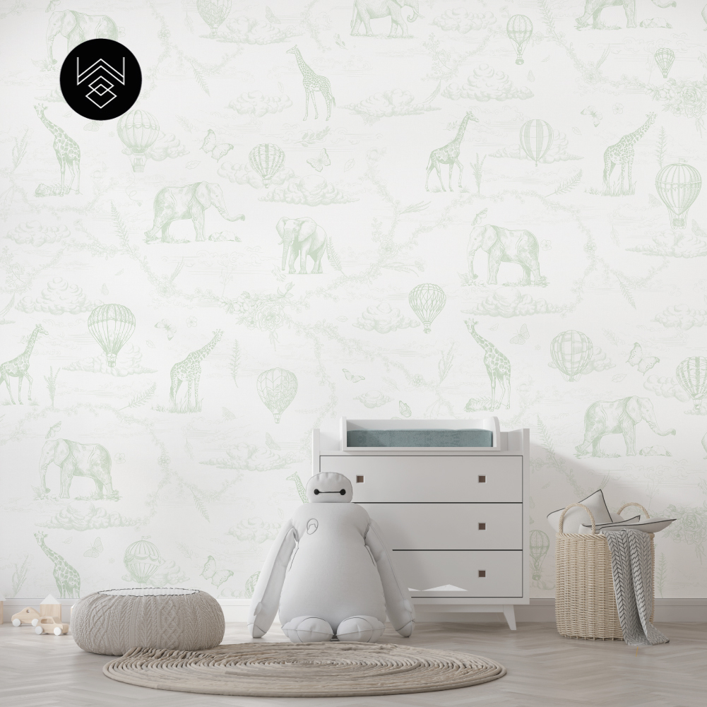 טפט מילאן פאטרן ירוק