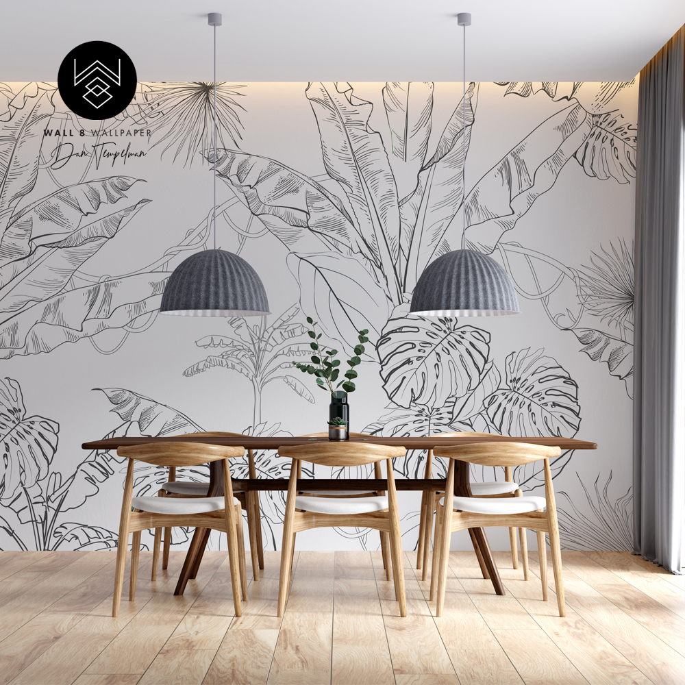 טפט טרופי מאויר