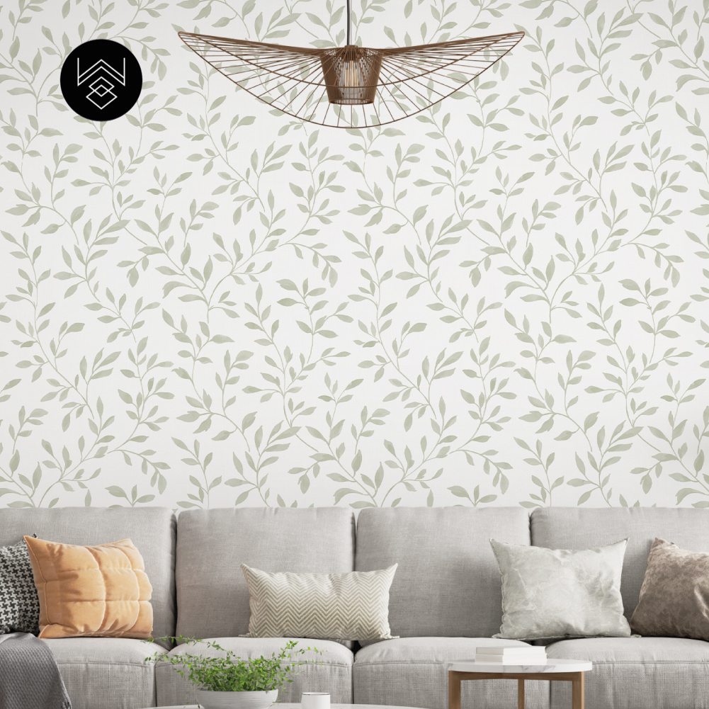 טפט ליבס פשתן ירוק