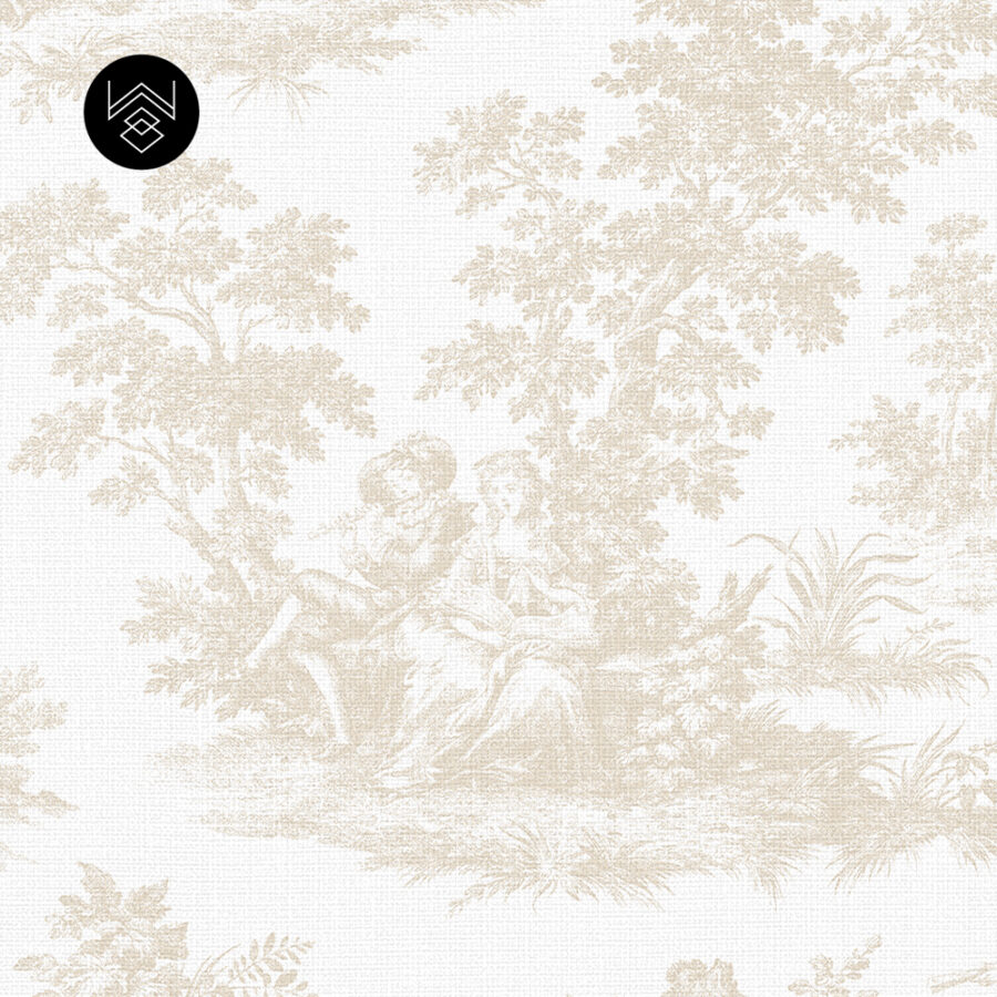 טפט ויקטוריה פאטרן בז’