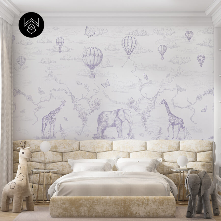 טפט מילאן 5 סגול