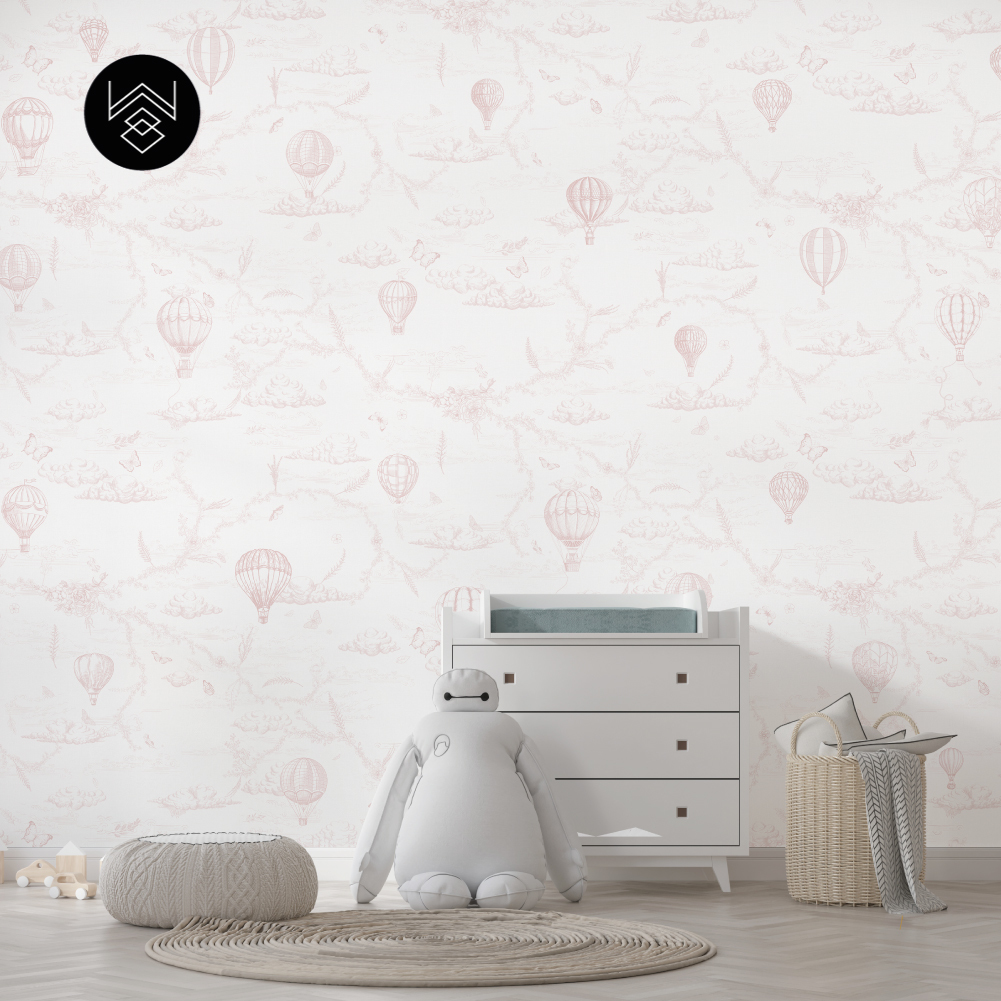 טפט מילאן פורח ורוד