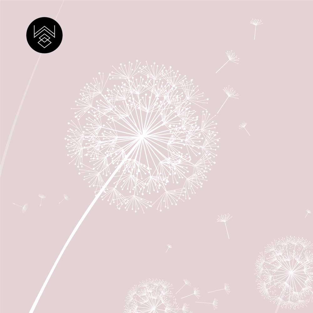 טפט סביונים 4 ורוד בייבי