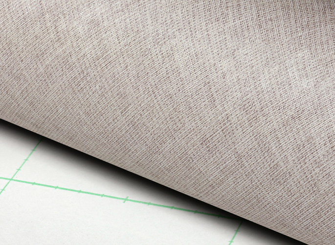 טפט מדבקה פרימיום דמוי פשתן חום