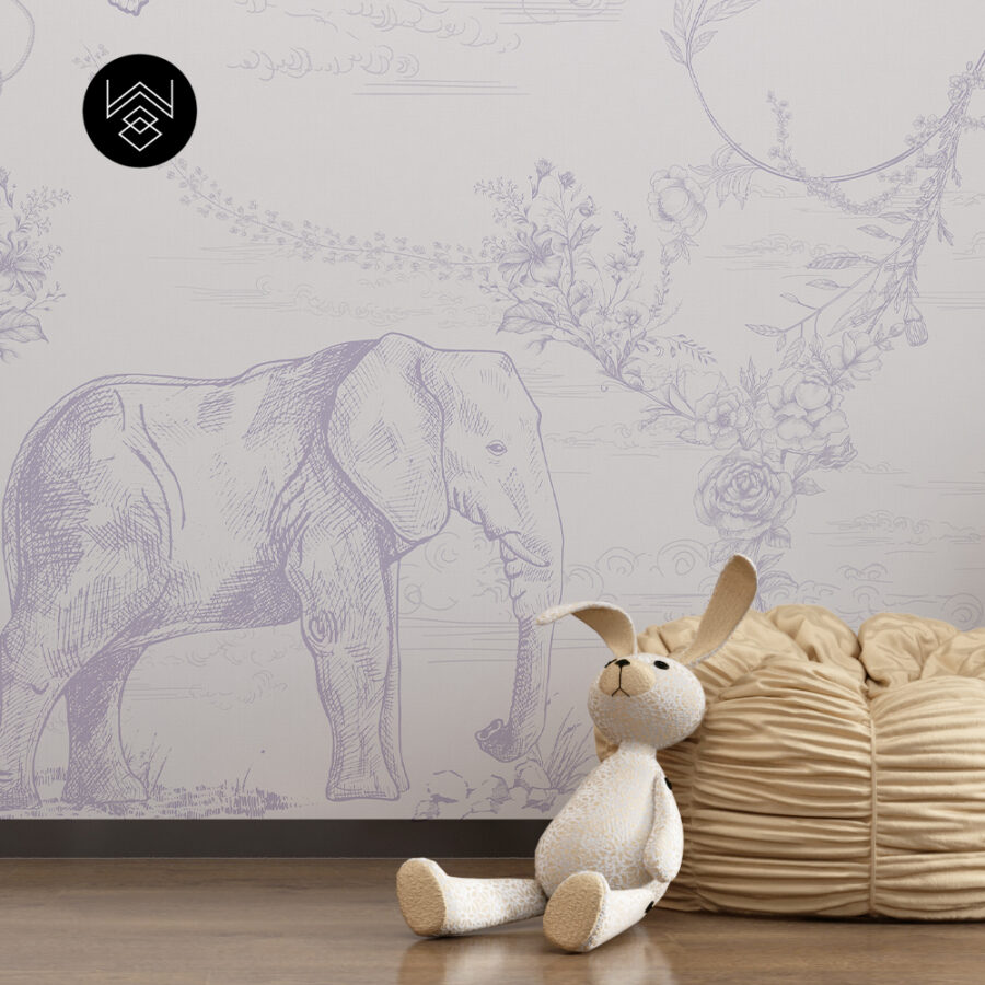 טפט מילאן 5 סגול