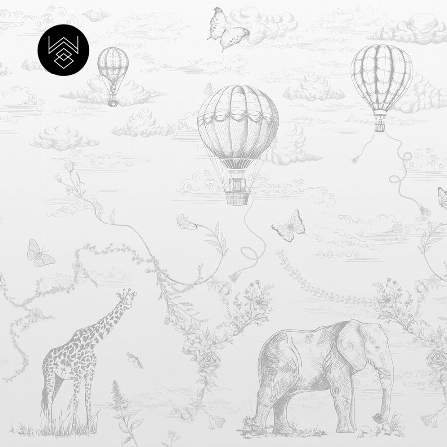 טפט מילאן 1 אפור