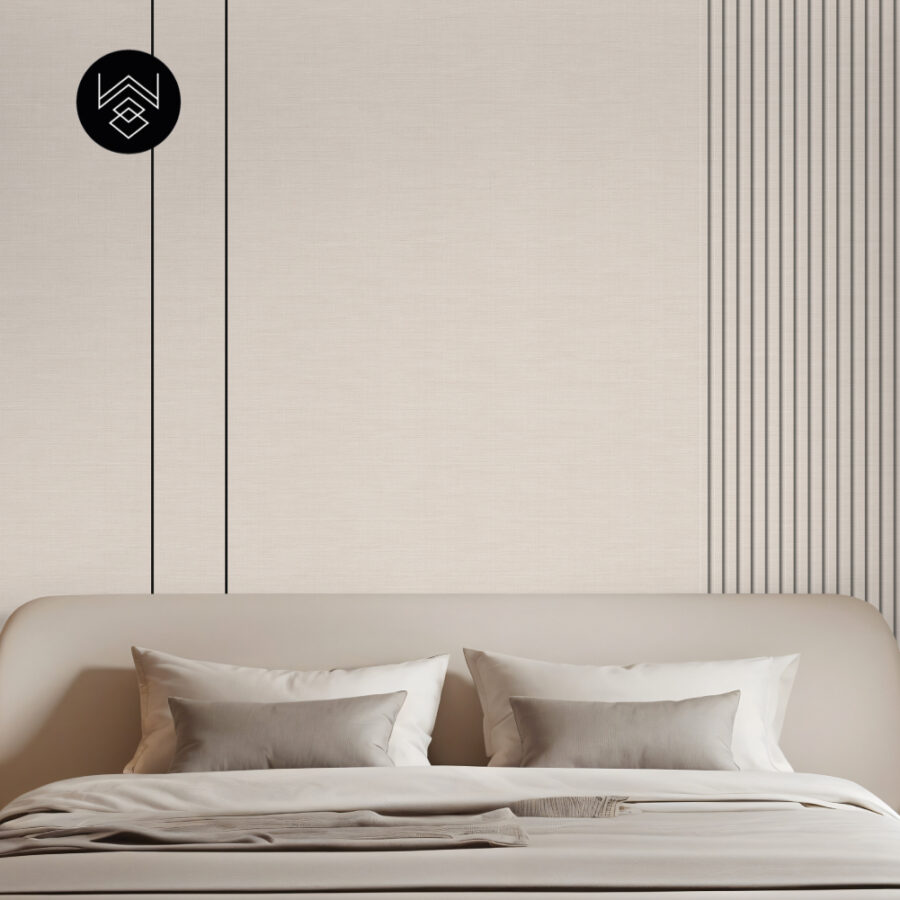 טפט דמוי פורניר פשתן משי