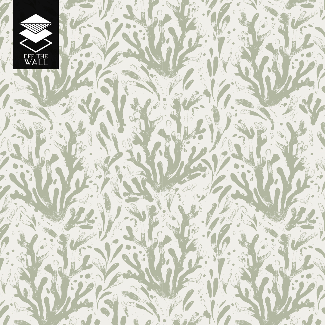 טפט סי קורל גרין סילק